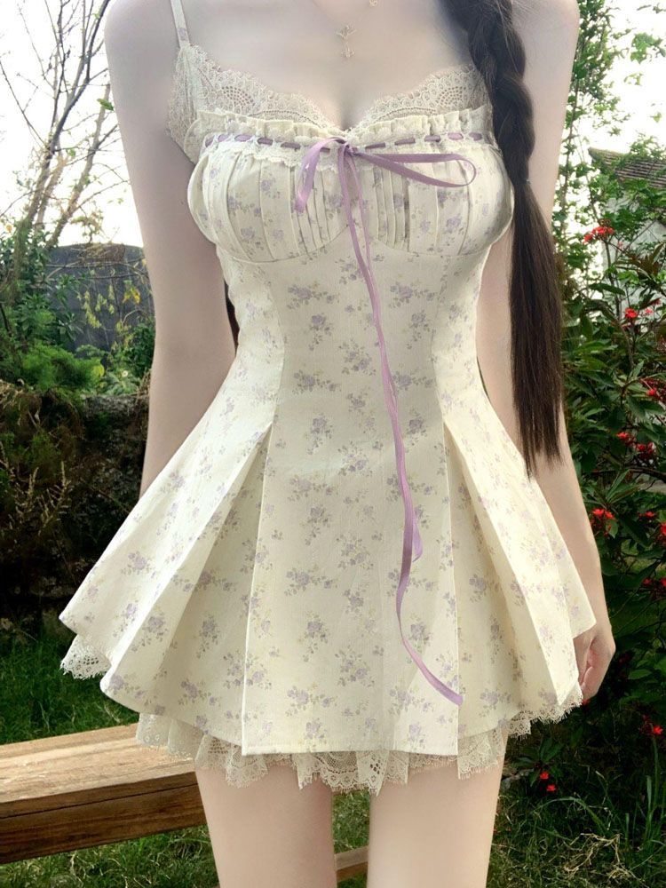 Shift Dress Sleeveless - 2026 Summer Korean Fashion Design Suspender