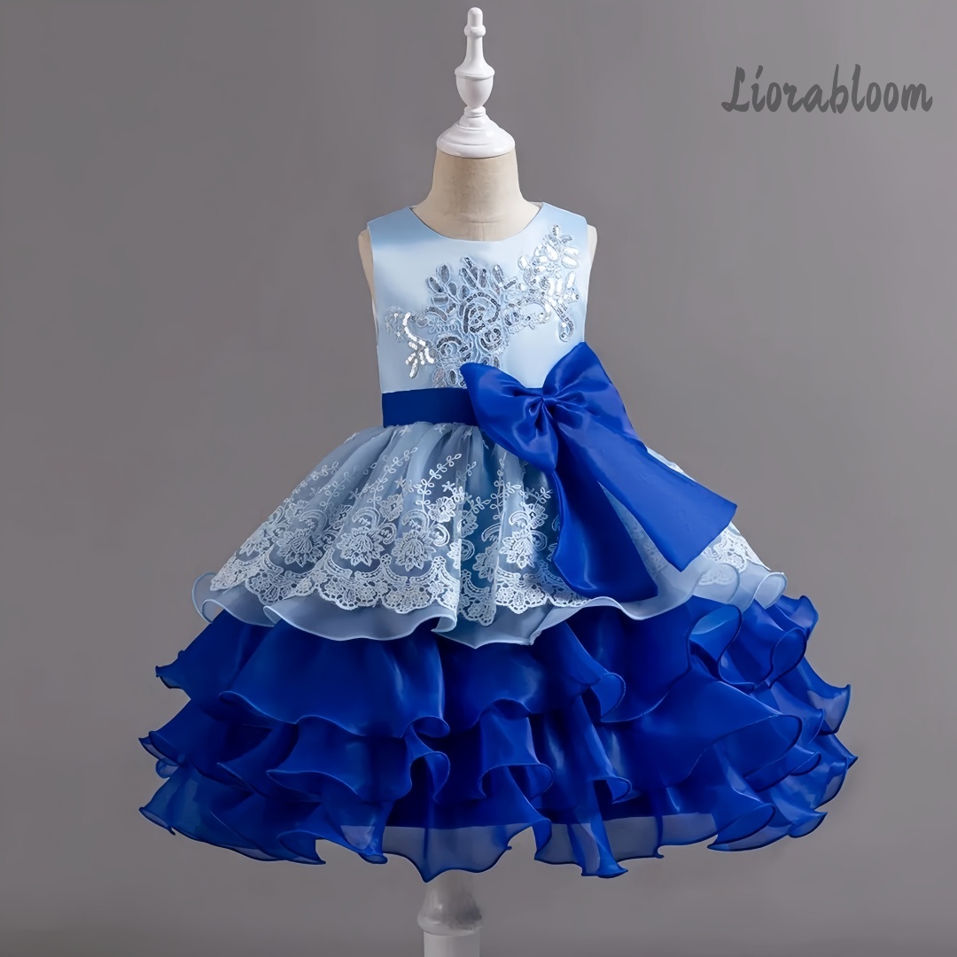 Formal Wear Gowns For Women - Girls' Dress With Large Bow Sleeveless