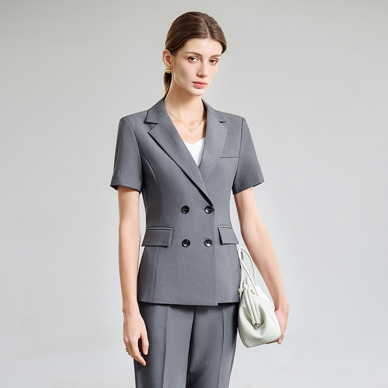 Women's Summer Thin Short-Slee - Women Formal Wear For Interview 评论和价格