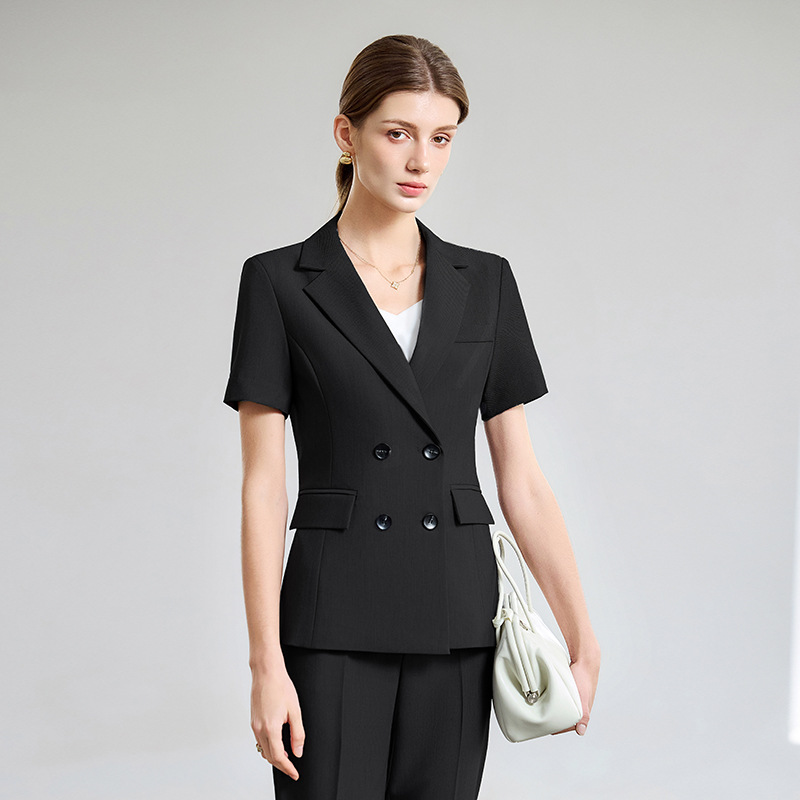 Women's Summer Thin Short-Slee - Women Formal Wear For Interview 评论和价格