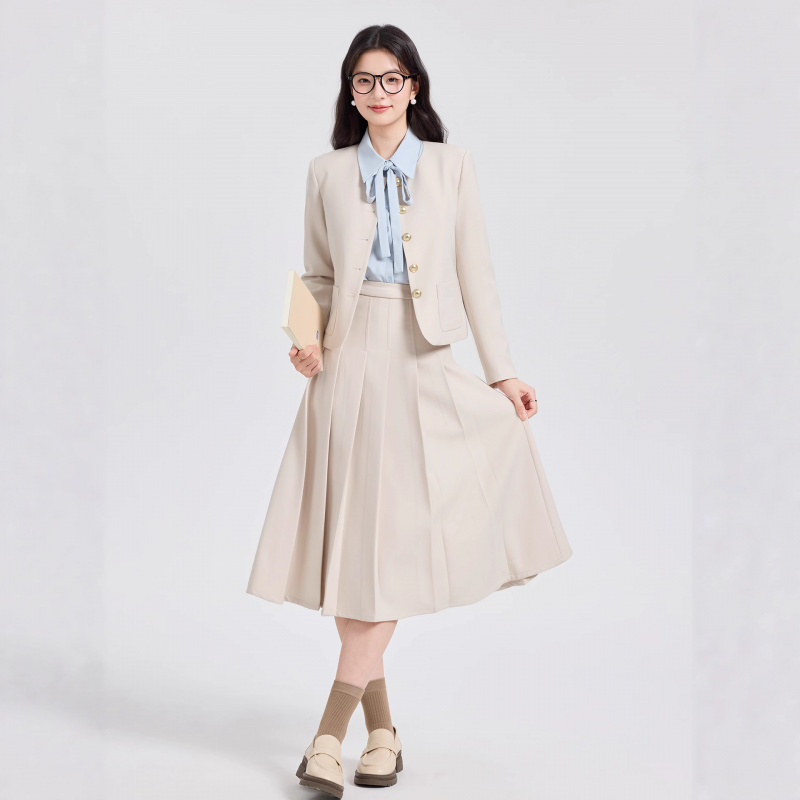 Gray Short Suit Set for Women  - Women Formal Wear For Interview 评论和价格