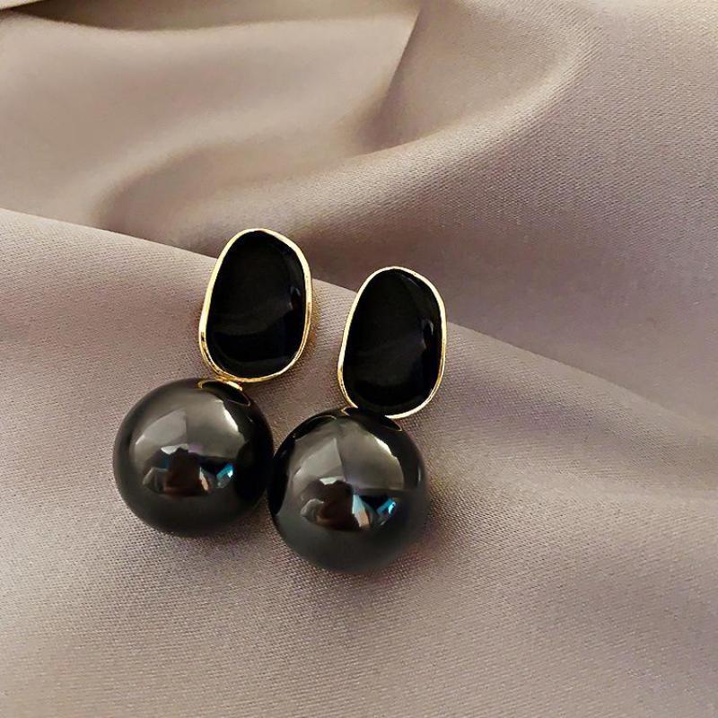 Big Brand High Class Noble Pea - Pearl Earring Stud 评论和价格