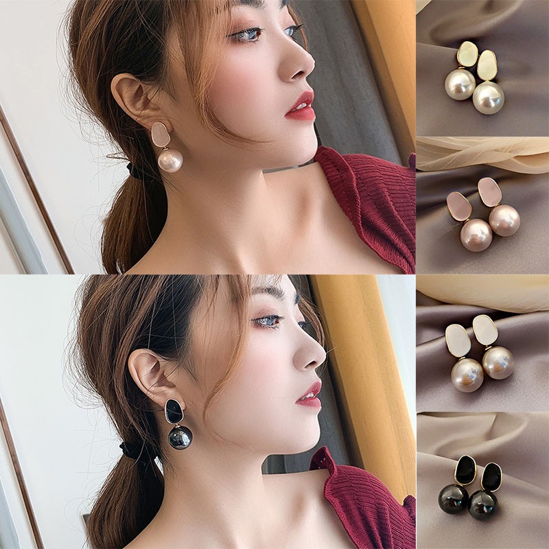 Big Brand High Class Noble Pea - Pearl Earring Stud 评论和价格