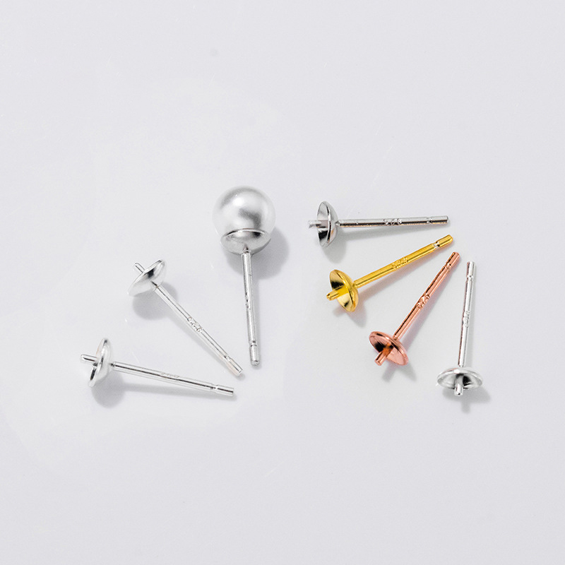 S925 Sterling Silver Earrings  - Pearl Earring Stud 评论和价格