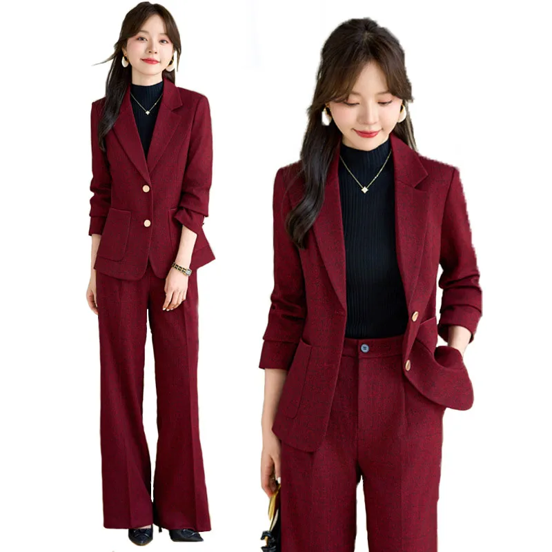 Pop High Quality Fabric Velvet - Women'S Formal Wear Pantsuits 评论和价格
