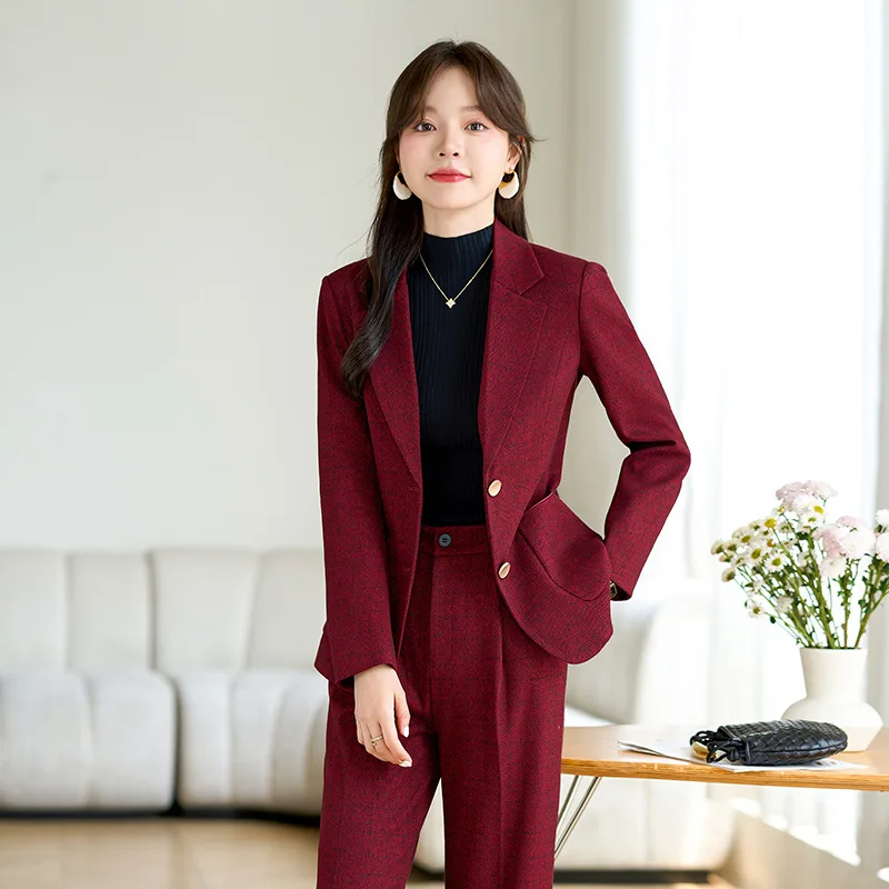 Pop High Quality Fabric Velvet - Women'S Formal Wear Pantsuits 评论和价格