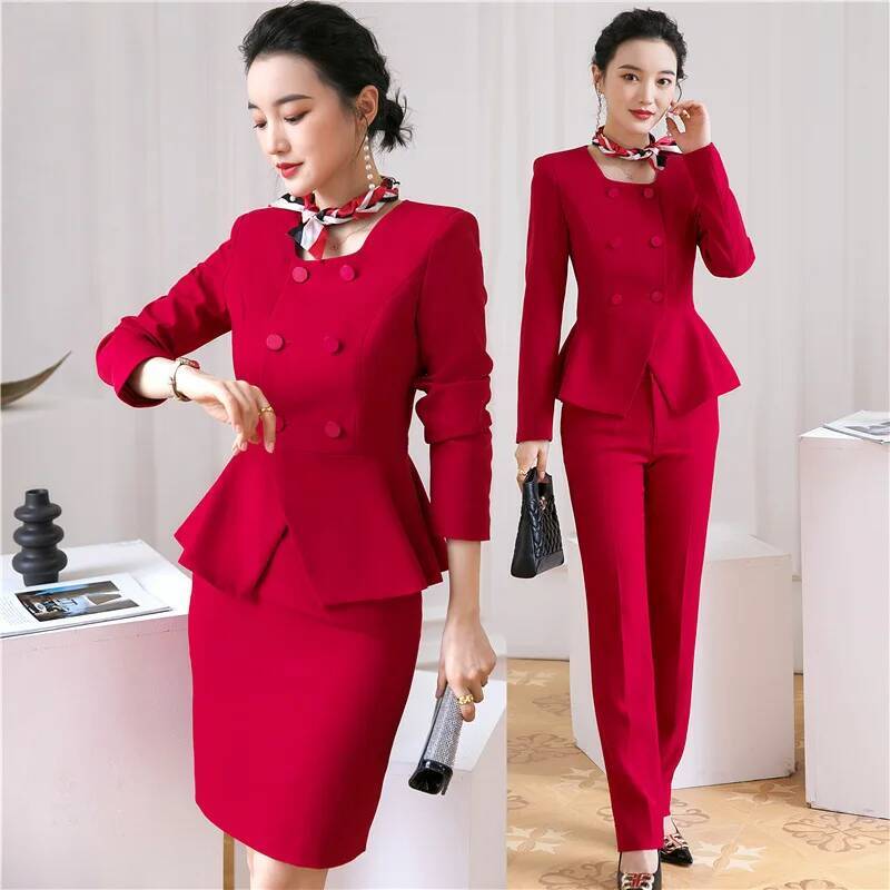 Elegant Women Business Work We - Women'S Formal Wear Pantsuits 评论和价格