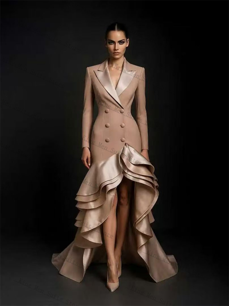 Champagne Women Suits 1 Piece  - Women'S Formal Wear Tuxedo 评论和价格