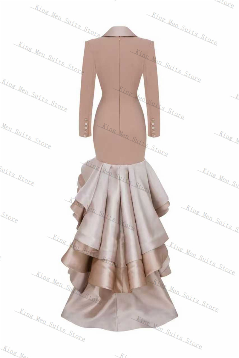 Champagne Women Suits 1 Piece  - Women'S Formal Wear Tuxedo 评论和价格
