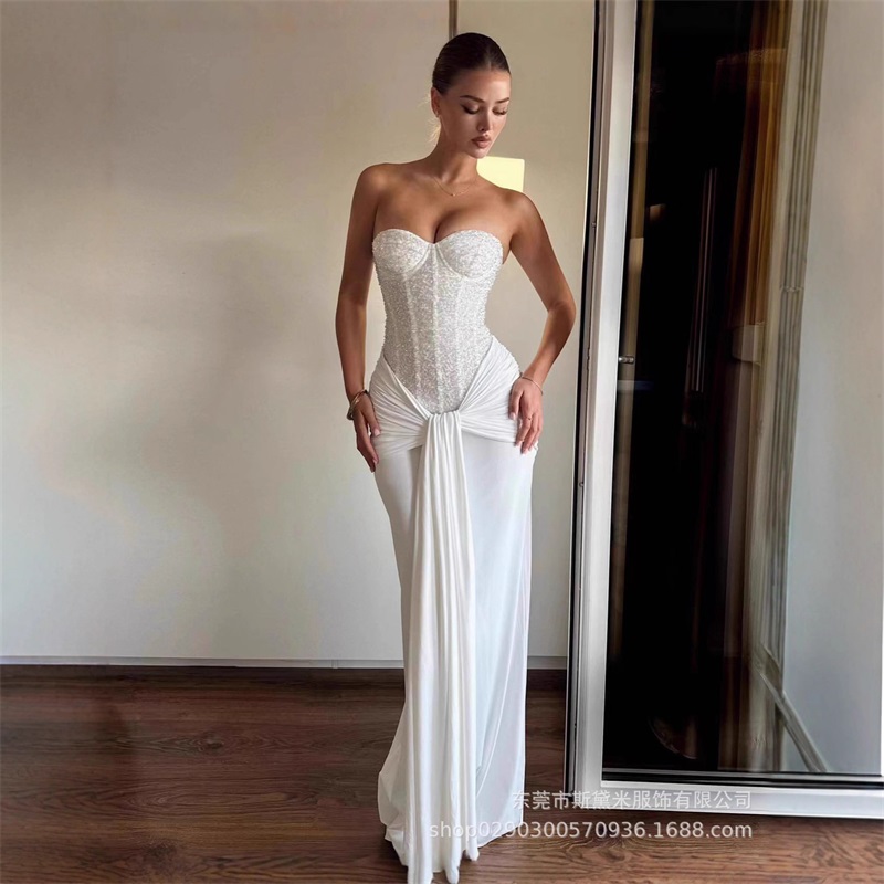 Glitter Sequins Women Prom Dre - Formal Wear Gowns For Women 评论和价格