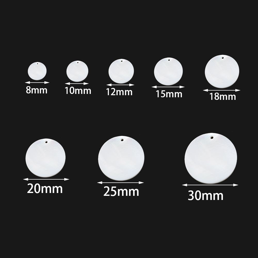 5-30pcs 8-30mm Natural Mother  - Pearl Earring Stud 评论和价格