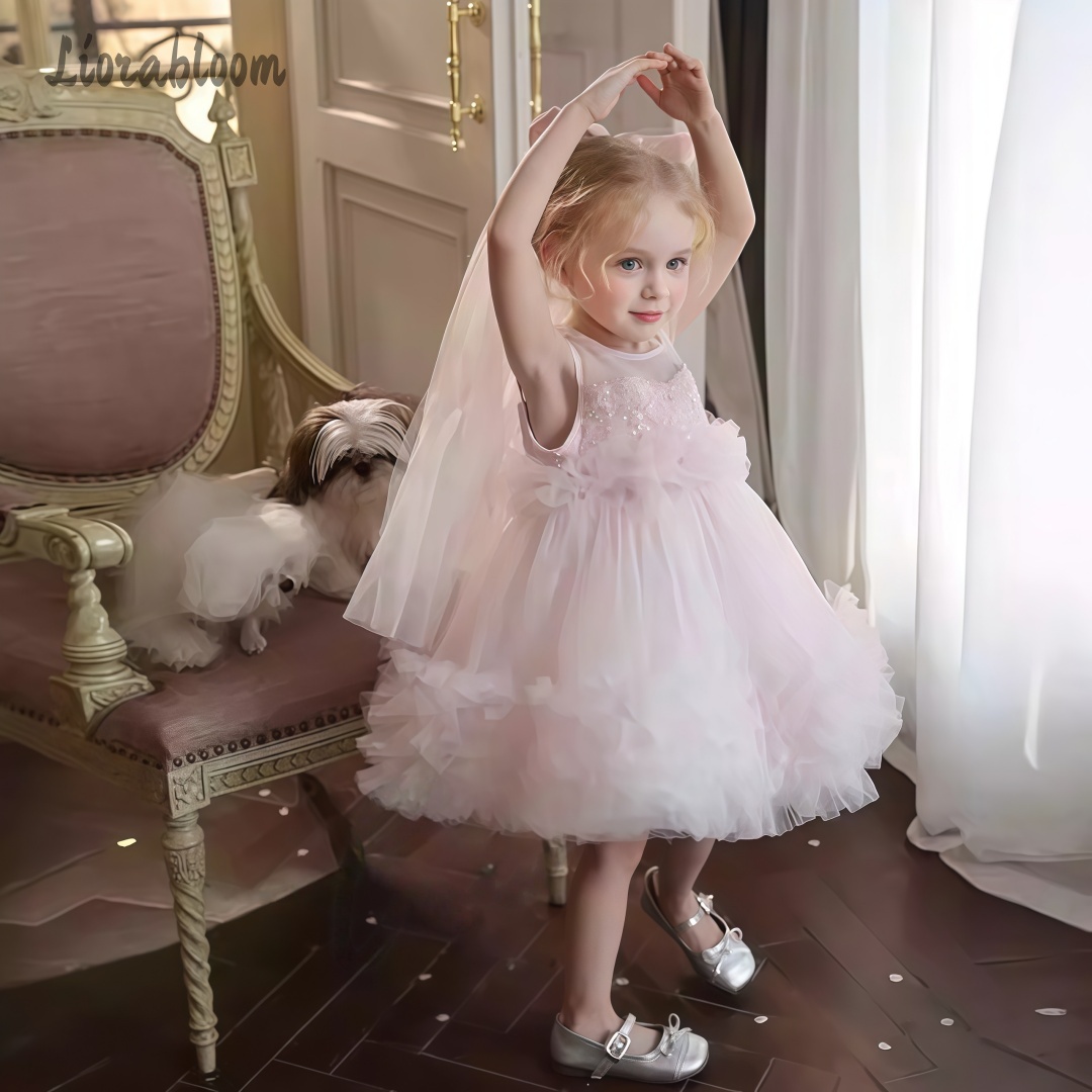 Girls' Tulle Gown Layered Skir - Formal Wear Gowns For Women 评论和价格