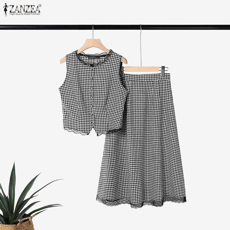 Elegant Women 2 Pieces Sets ZA - Shift Dress Sleeveless 评论和价格