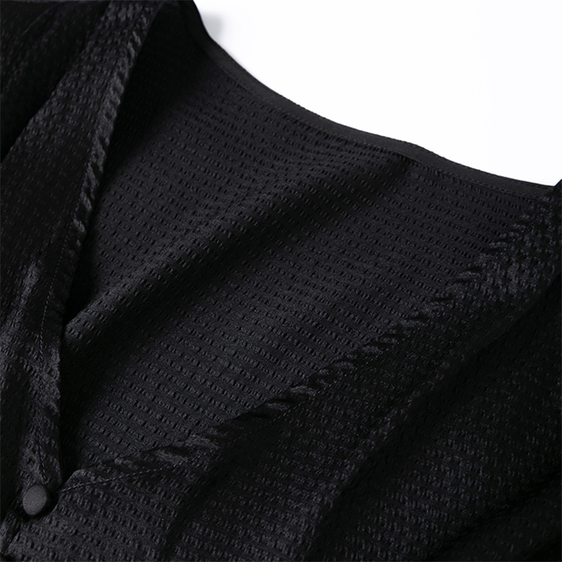 Women Silk Blouse 93% Mulberry - Silk Blouse Button 评论和价格