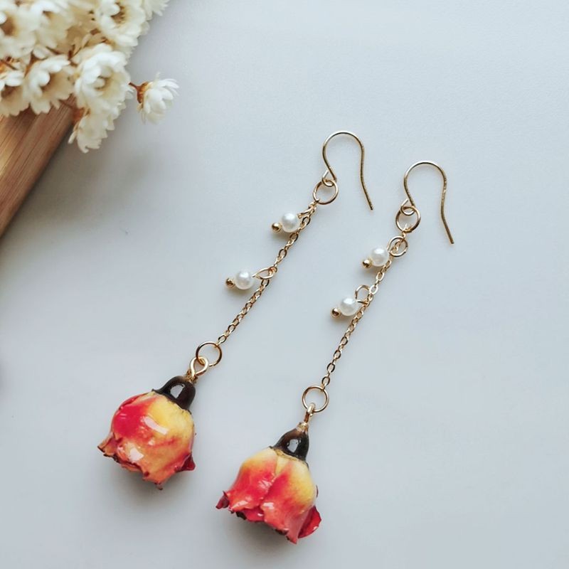 Elegant Immortal Rose Pearl Ta - Pearl Earring Stud 评论和价格
