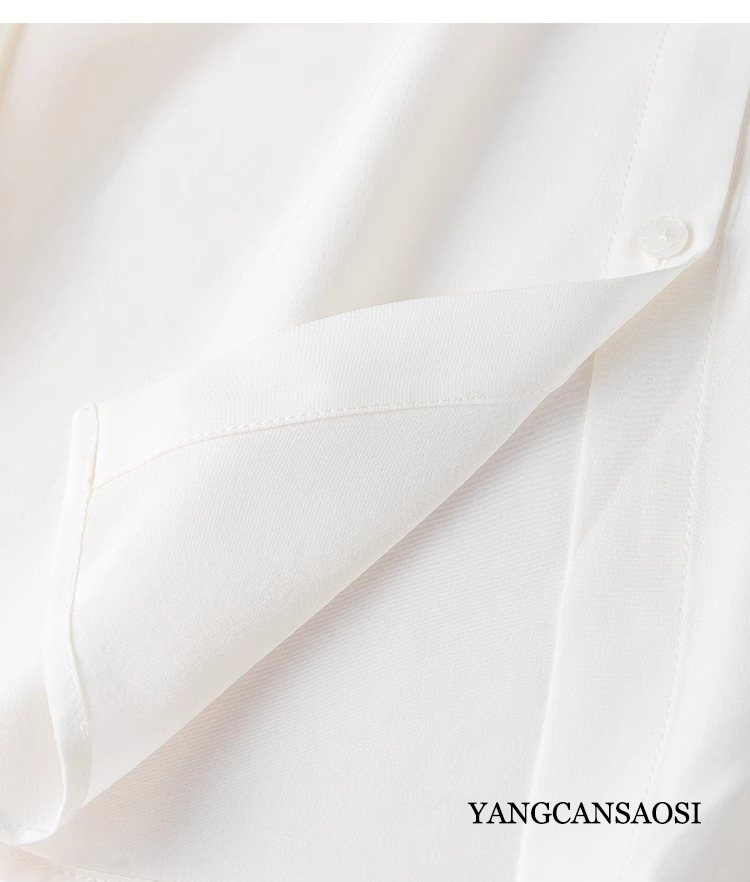 2025 Women's Fashion New 100%N - Silk Blouse Button 评论和价格