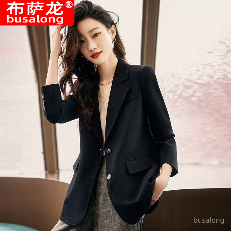 Blazer Jacket Autumn Winter Wo - Women Formal Wear For Interview 评论和价格