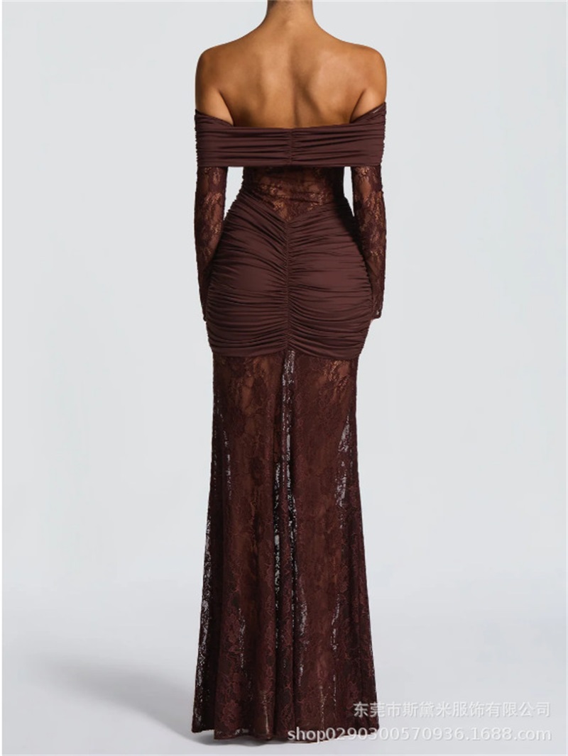 Sexy Lace Mermaid Women Prom D - Formal Wear Gowns For Women 评论和价格