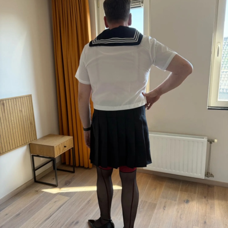 S-8XL Japan School Girl JK Uni - Pencil Skirt Midi 评论和价格