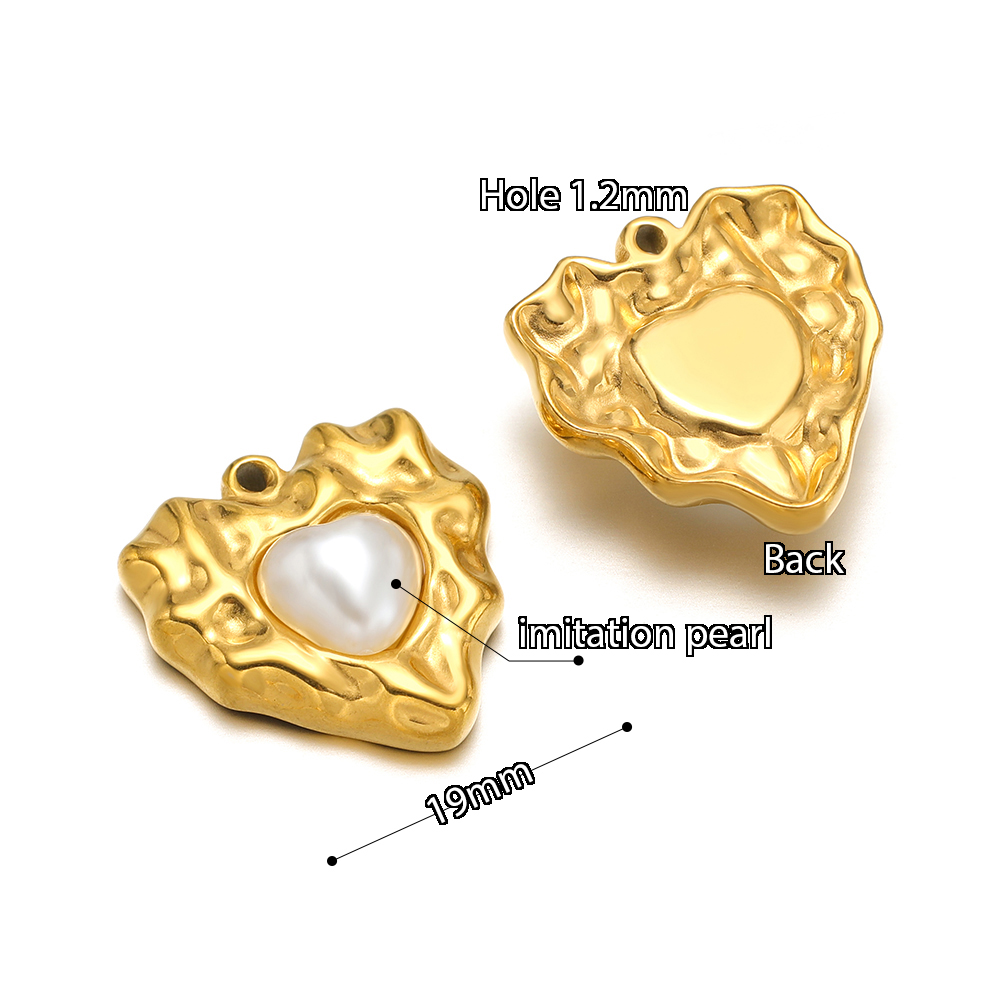 5pcs Stainless Steel Imitation - Pearl Earring Stud 评论和价格