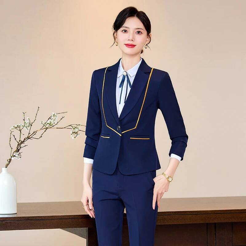 Ladies Office Work Wear Suits  - Women'S Formal Wear Pantsuits 评论和价格