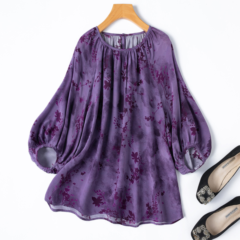 Women Silk Blouse 100% Mulberr - Silk Blouse Button 评论和价格