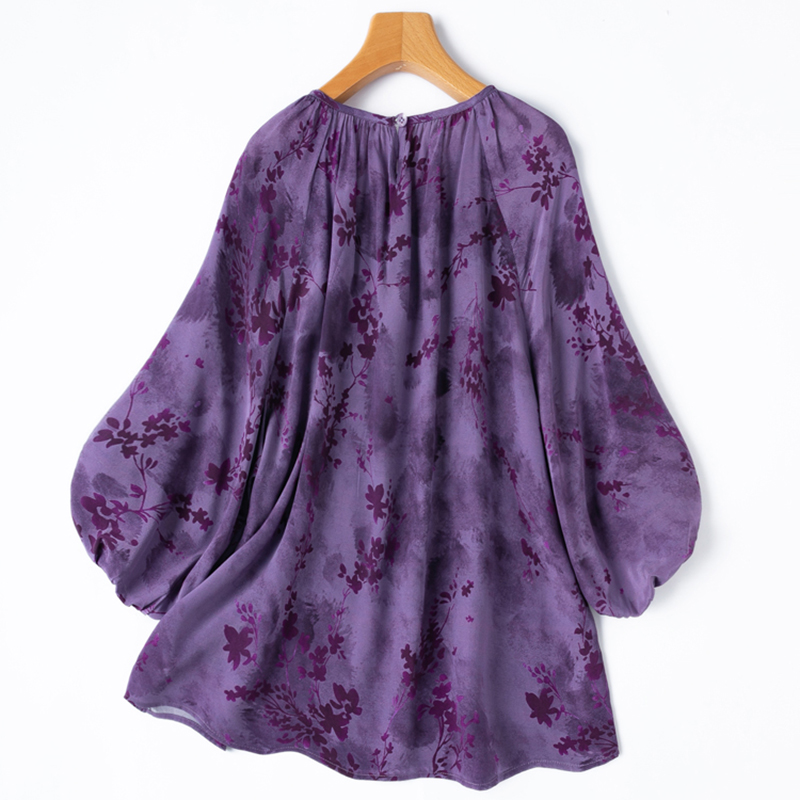 Women Silk Blouse 100% Mulberr - Silk Blouse Button 评论和价格