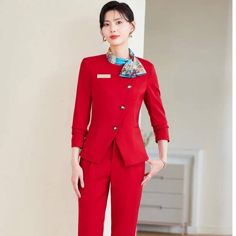 Plus Size Formal Elegant Style - Women'S Formal Wear Pantsuits 评论和价格
