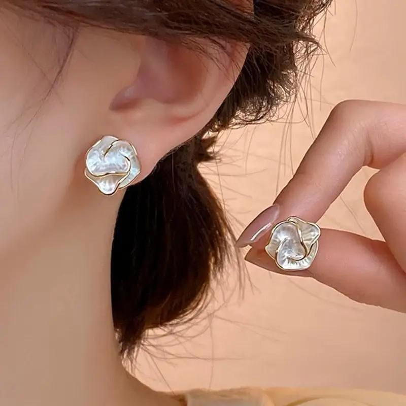 925 Silver Needle Vintage Purp - Pearl Earring Stud 评论和价格