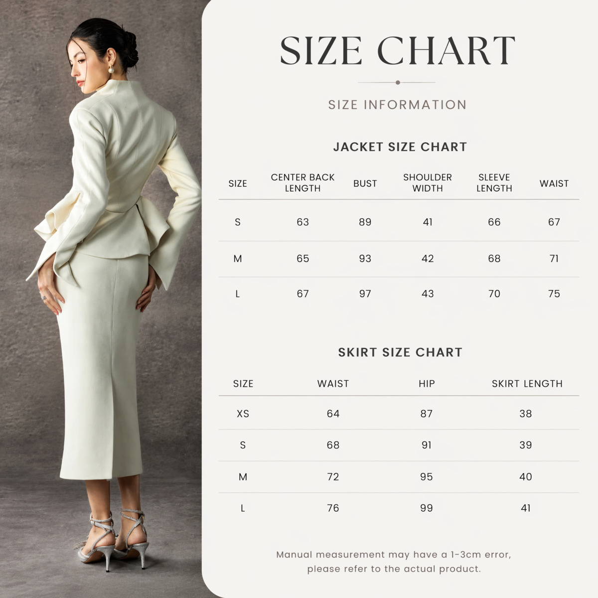 IG26 Women's Stand Collar Pepl - Pencil Skirt Midi 评论和价格