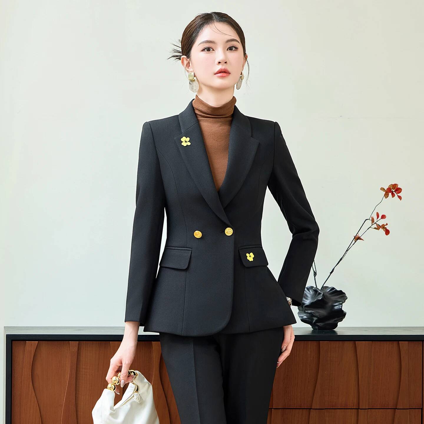 Formal Women Business Suits Fe - Women'S Formal Wear Pantsuits 评论和价格