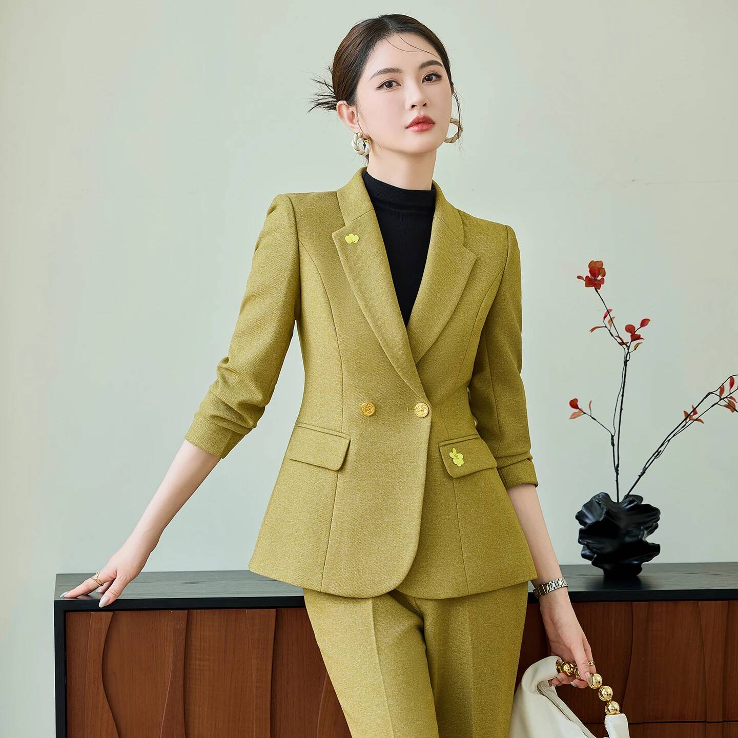 Formal Women Business Suits Fe - Women'S Formal Wear Pantsuits 评论和价格
