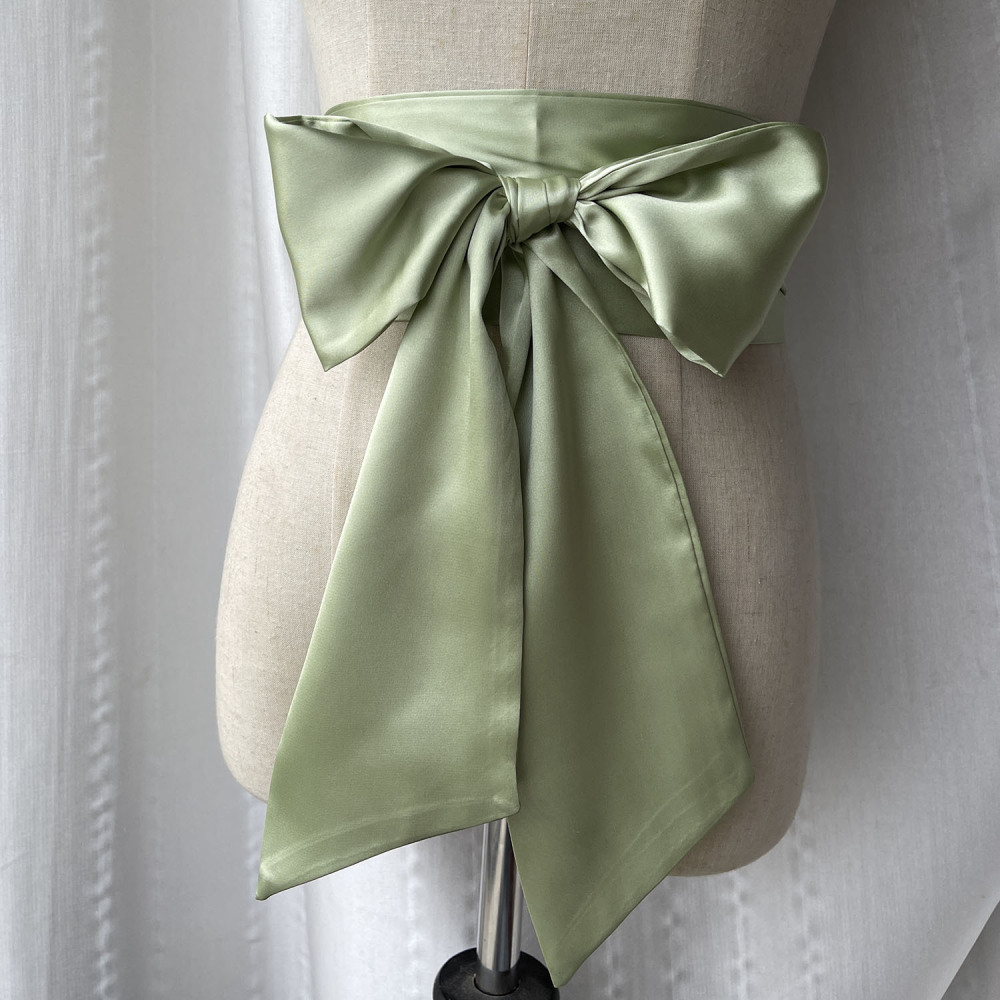 Wide Bowknot Waistband Women A - Women'S Formal Wear Accessories 评论和价格