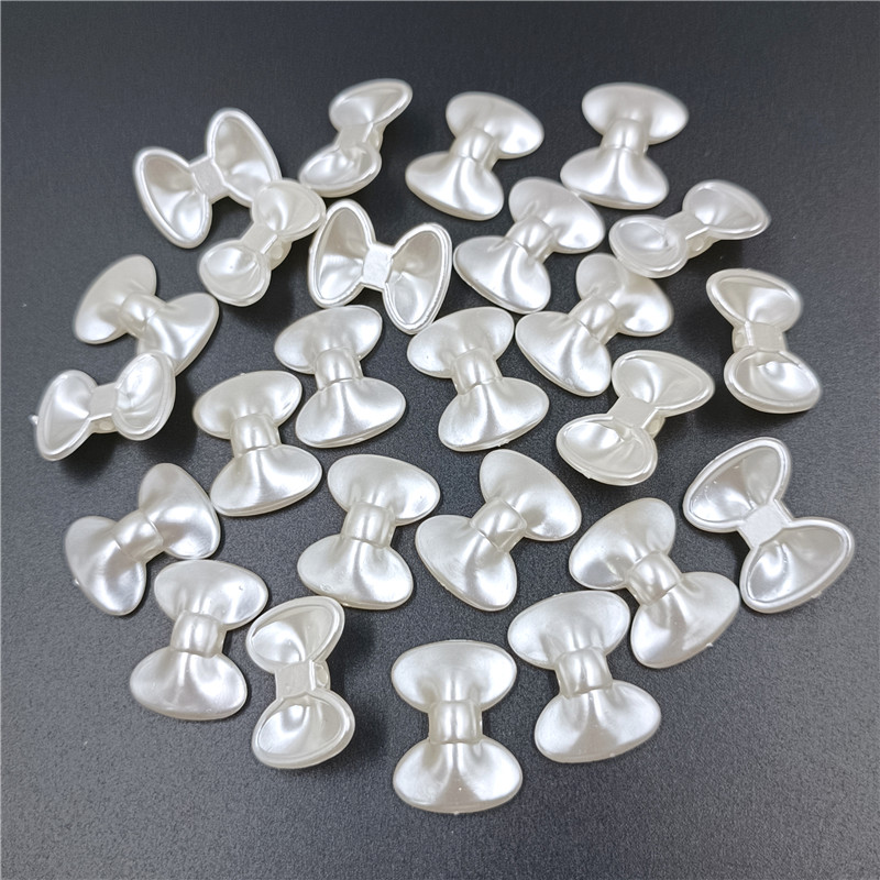 20pcs/bag Acrylic Ribbon Bow A - Pearl Earring Stud 评论和价格