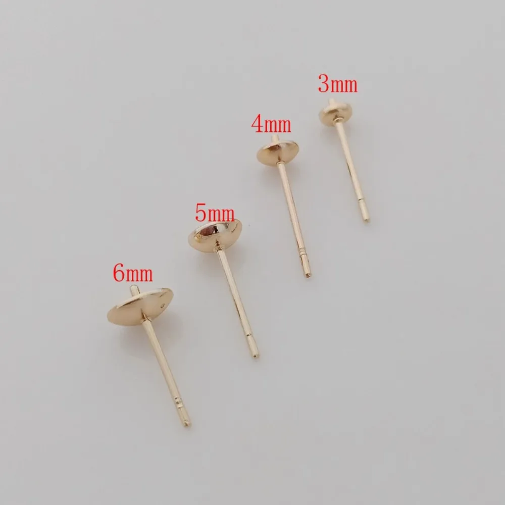 14K Gold-plated Bead Accessori - Pearl Earring Stud 评论和价格