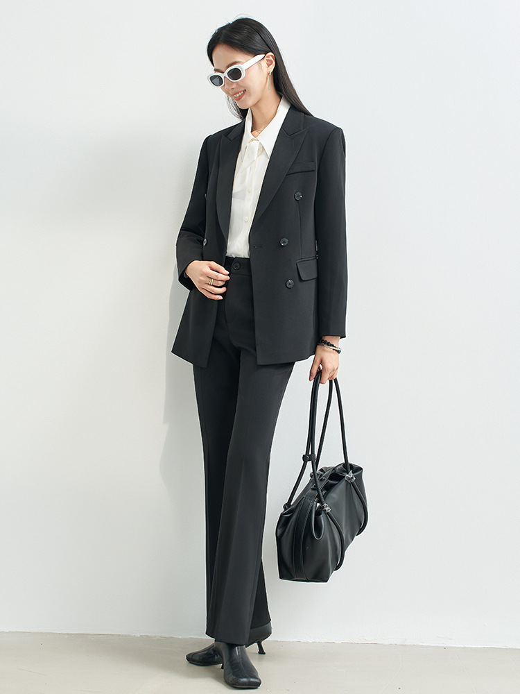 Navy Blue Professional Skirt S - Women Formal Wear For Interview 评论和价格